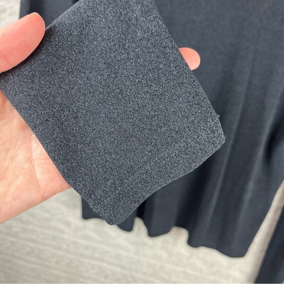 LAFAYETTE 148 Black Viscose Cowl Neck Top Shimmery Back Zipper Embroidered XL - Picture 6 of 16